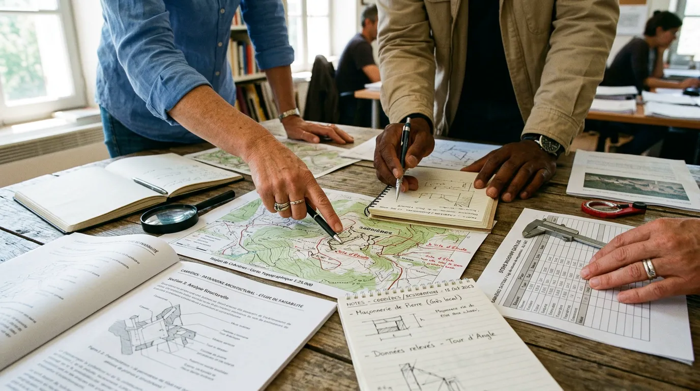 Consultation et vérification des relevés cartographiques